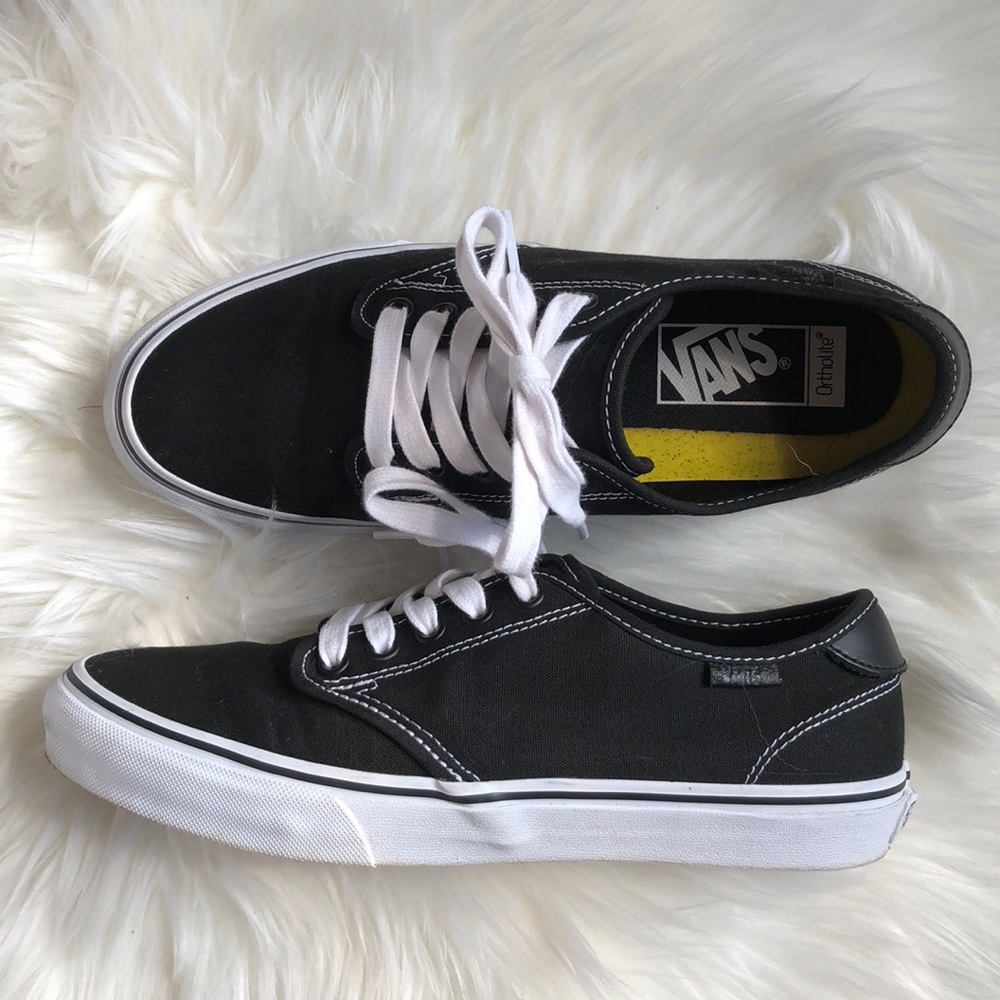 Black Vans sneakers size 8 1/2
